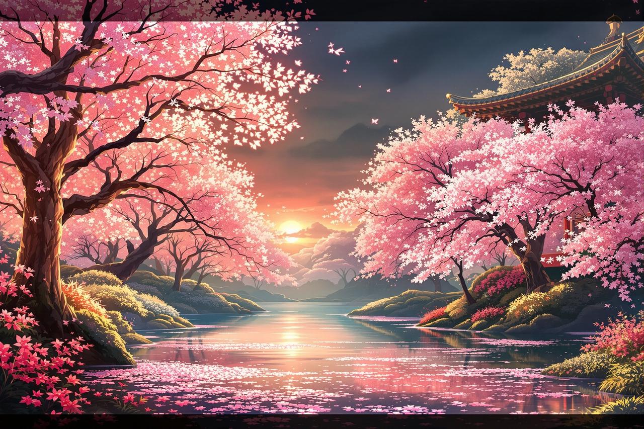 短剧搜索作品展示 - 花间绘梦师 — 场景美术
